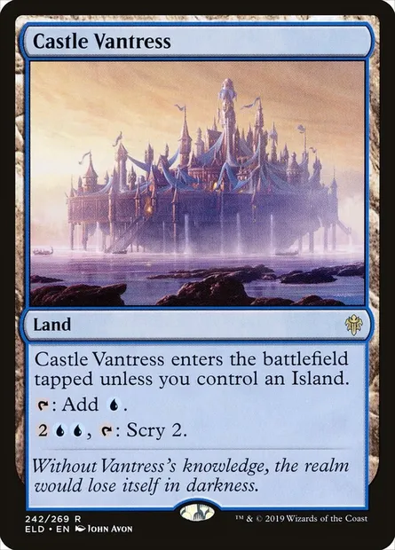 Castle Vantress, Magic card ELD 242 — Throne of Eldraine set
