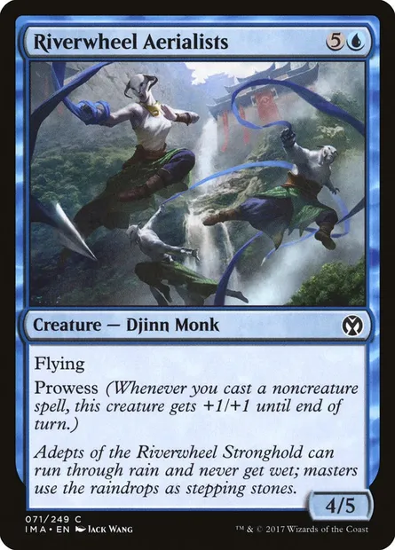 Riverwheel Aerialists, Magic card IMA 71 — Iconic Masters set