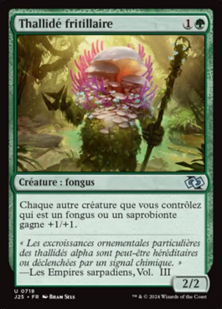 Thallidé fritillaire, carte Magic J25 718 — extension Foundations Jumpstart