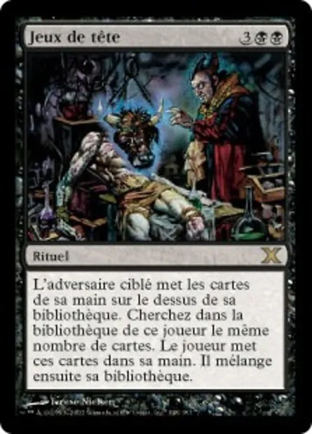 Jeux de tête, carte Magic 10E 148 — extension Dixième édition