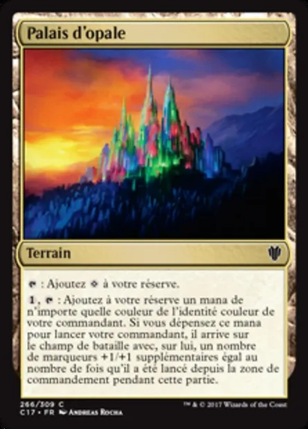 Palais d'opale, carte Magic C17 266 — extension Commander 2017