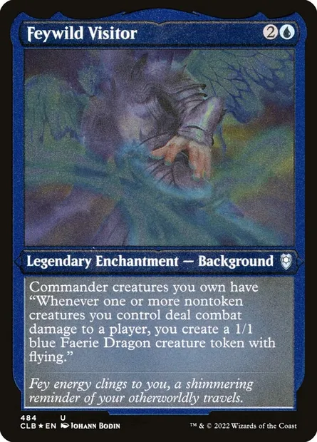 Feywild Visitor, Magic card CLB 484 — Commander Legends: Battle for Baldur's Gate set