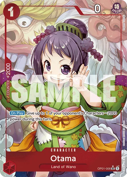 Otama, One Piece card OP01-006 — ROMANCE DAWN set