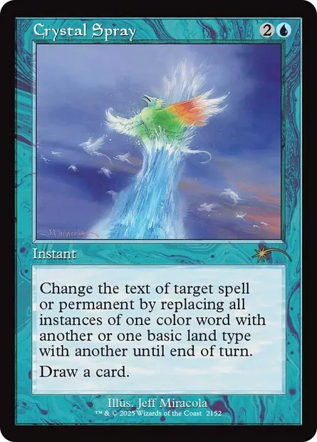 Crystal Spray, Magic card SLD 2152 — Secret Lair Drop set