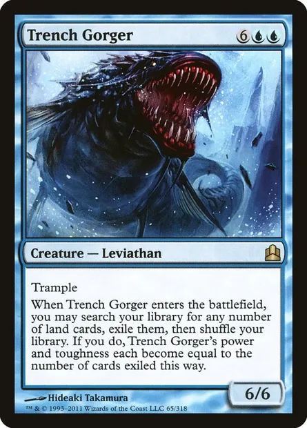 Trench Gorger, Magic card CMD 65 — Commander 2011 set