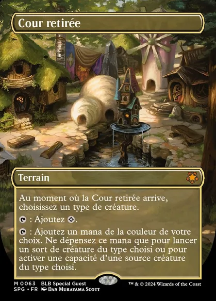 Cour retirée, carte Magic SPG 63 — extension Special Guests
