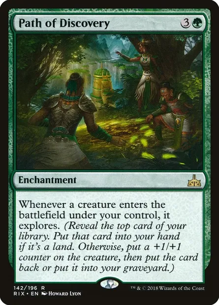 Path of Discovery, Magic card RIX 142 — Rivals of Ixalan set