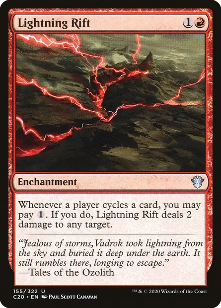 Lightning Rift, Magic card C20 155 — Commander 2020 set