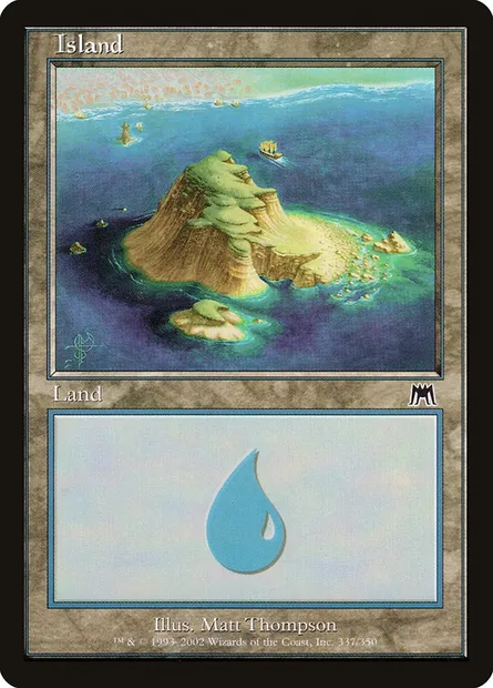 Island, Magic card ONS 337 — Onslaught set
