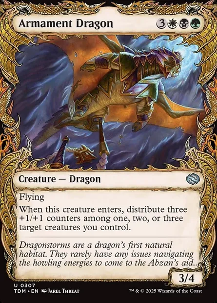Armament Dragon, Magic card TDM 307 — Tarkir: Dragonstorm set