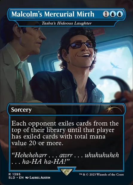 Tasha's Hideous Laughter, Magic card SLD 1395 — Secret Lair Drop set