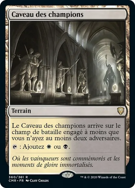 Caveau des champions, carte Magic CMR 360 — extension Commander Legends
