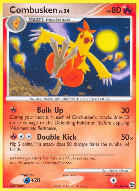 Combusken, Pokémon card GE 35 — Great Encounters set