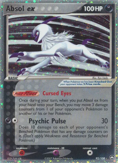 Absol ex, Pokémon card PK 92 — Power Keepers set