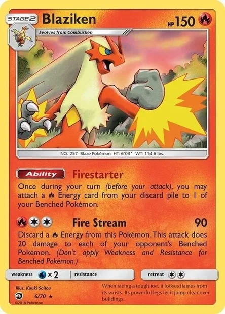 Blaziken, Pokémon card TDX 006-3 — Theme Deck & Blisters Exclusives set