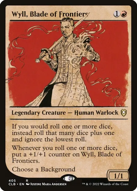 Wyll, Blade of Frontiers, Magic card CLB 405 — Commander Legends: Battle for Baldur's Gate set