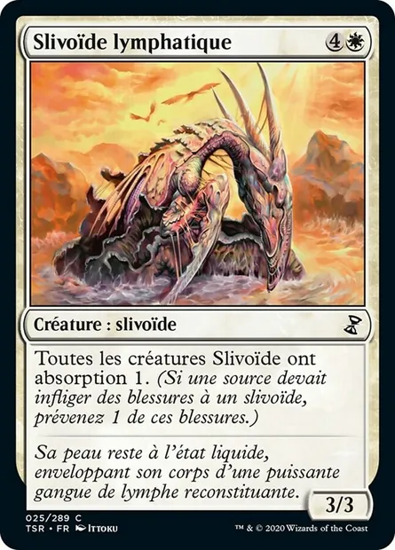 Slivoïde lymphatique, carte Magic TSR 25 — extension Spirale Temporelle Remastered