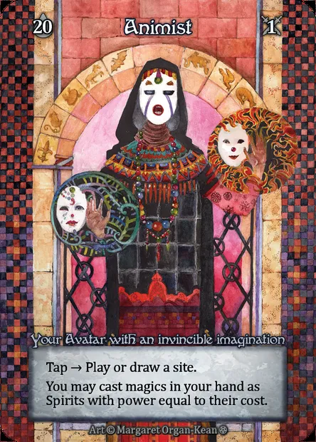 Animist, carte Sorcery GOT 001 — extension Gothic