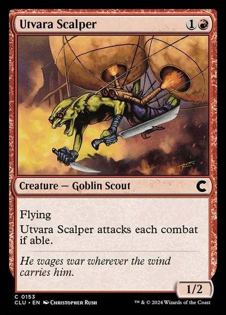 Utvara Scalper, Magic card CLU 153 — Ravnica: Clue Edition set