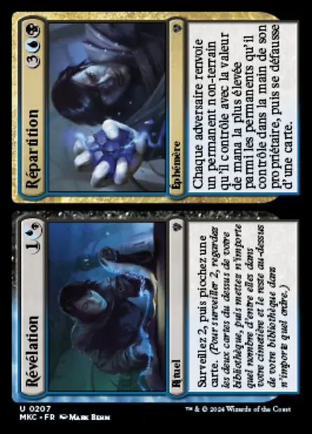 Discovery // Dispersal // Discovery // Dispersal, carte Magic MKC 207 — extension Murders at Karlov Manor Commander