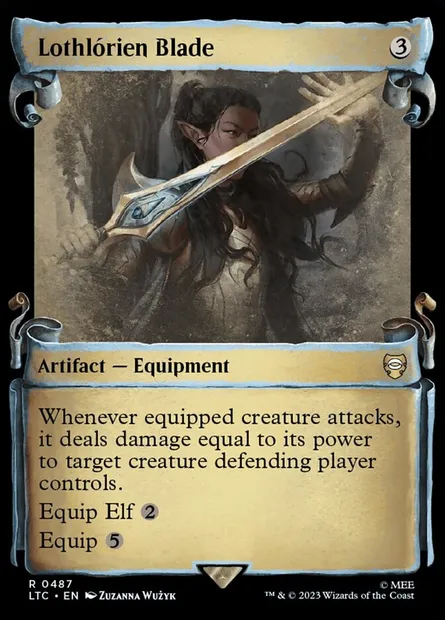Lothlórien Blade, Magic card LTC 487 — Tales of Middle-earth Commander set