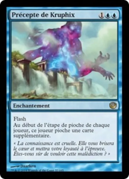 Précepte de Kruphix, carte Magic JOU 37 — extension Incursion dans Nyx