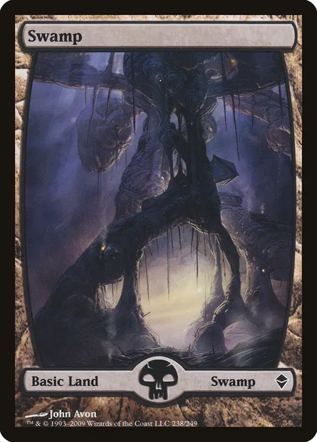Marais, carte Magic ZEN 238 — extension Zendikar