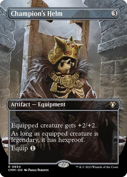 Champion's Helm, Magic card CMM 654 — Commander Masters set