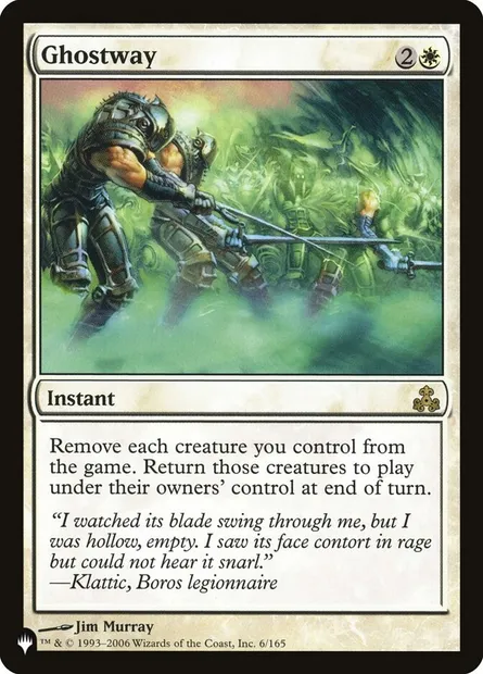 Ghostway, Magic card PLST GPT-6 — The List set