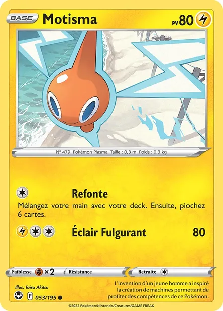Motisma, carte Pokémon SIT 053 — extension Tempête Argentée