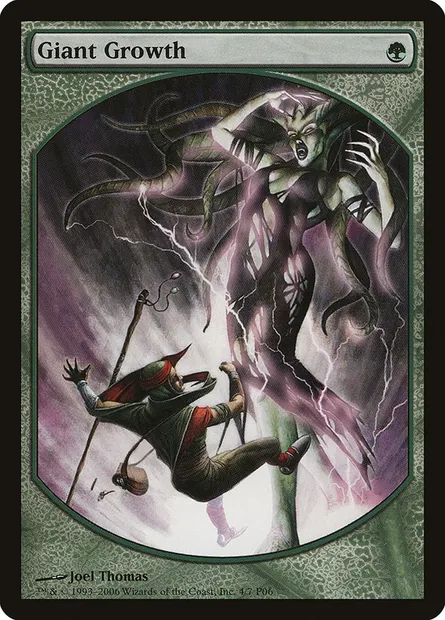 Giant Growth, Magic card P06 4 — Magic Player Rewards 2006 set