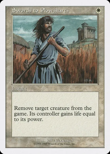 Swords to Plowshares, Magic card BRB 84 — Battle Royale Box Set set
