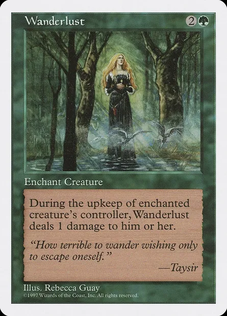 Errance, carte Magic 5ED 339 — extension Cinquième Edition