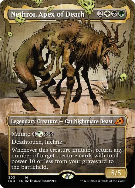 Nethroï, Zénith de la mort, carte Magic IKO 303 — extension Ikoria: Lair of Behemoths