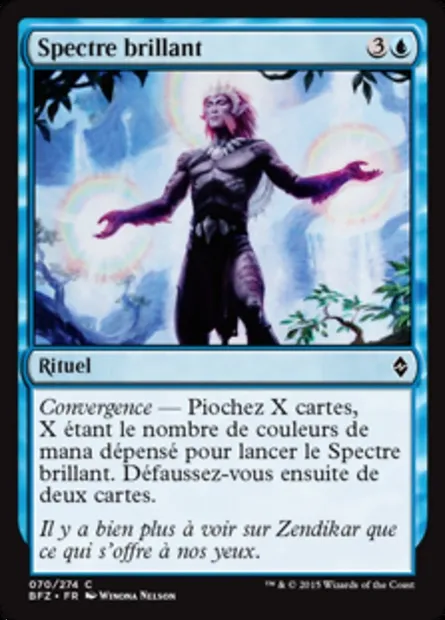Spectre brillant, carte Magic BFZ 70 — extension La bataille de Zendikar