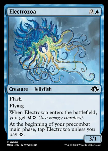 Electrozoa, Magic card MH3 60 — Modern Horizons 3 set