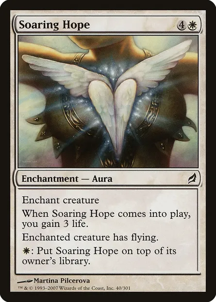 Soaring Hope, Magic card LRW 40 — Lorwyn set
