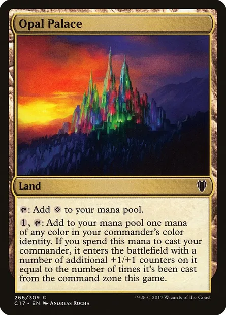 Opal Palace, Magic card C17 266 — Commander 2017 set