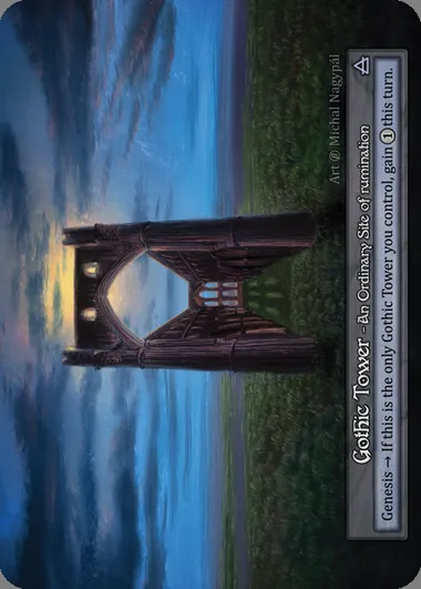 Gothic Tower, Sorcery card BET 361 — Beta set