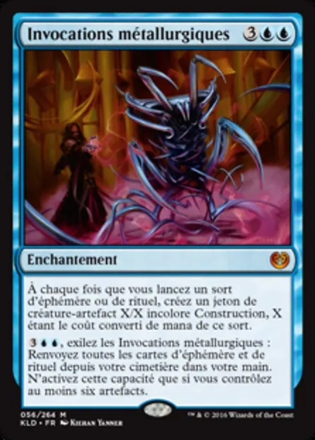 Invocations métallurgiques, carte Magic KLD 56 — extension Kaladesh