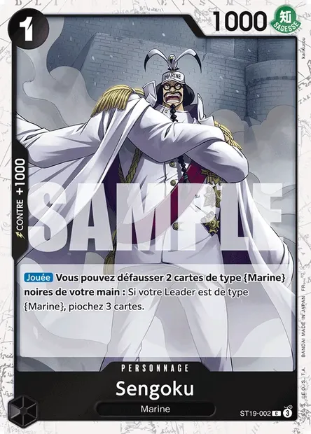 Sengoku, carte One Piece ST19-002 — extension NOIR Smoker
