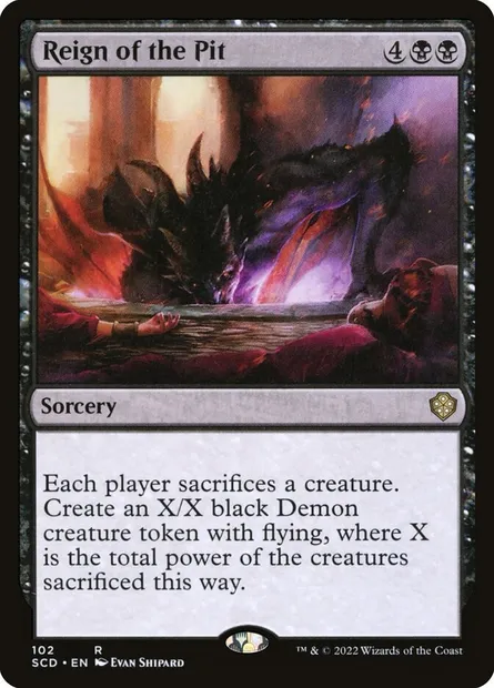 Reign of the Pit, Magic card SCD 102 — Starter Commander Decks set