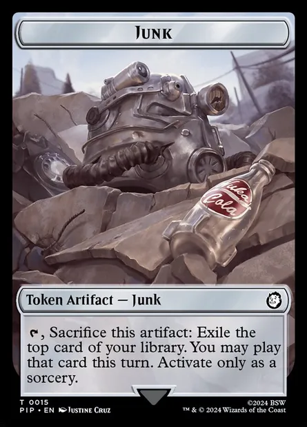 Junk, carte Magic TPIP 15 — extension Fallout Tokens