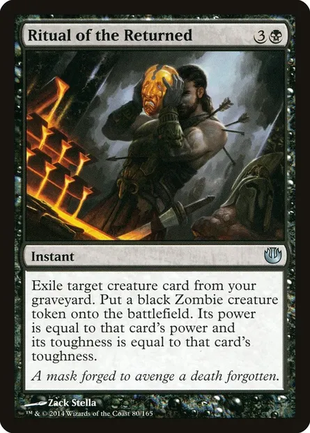 Ritual of the Returned, Magic card JOU 80 — Journey into Nyx set