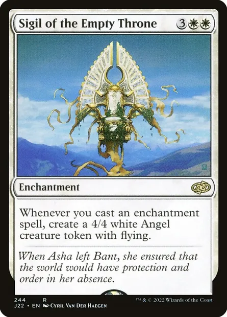 Sigil of the Empty Throne, Magic card J22 244 — Jumpstart 2022 set
