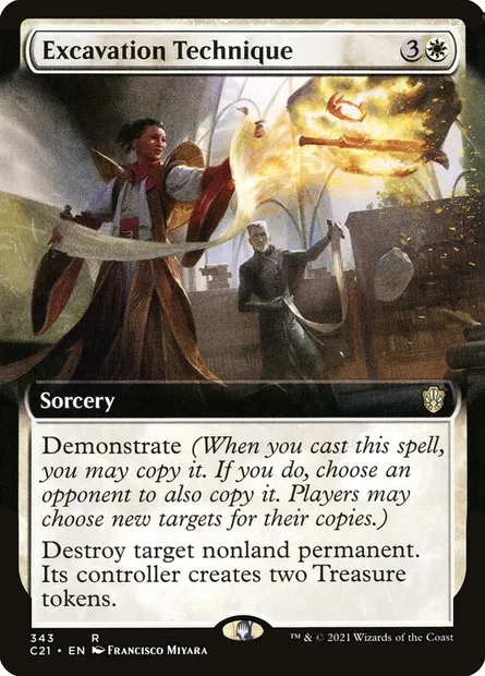 Excavation Technique, Magic card C21 343 — Commander 2021 set
