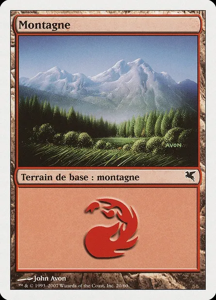Mountain, Magic card PSAL I20 — Salvat 2005 set