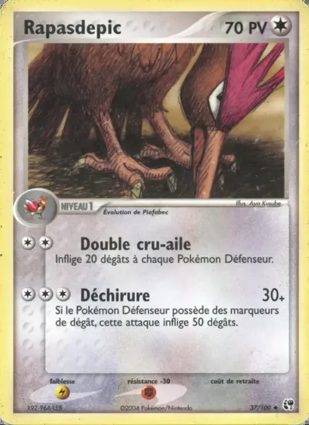 Rapasdepic, carte Pokémon SS 37 — extension EX Tempête de sable