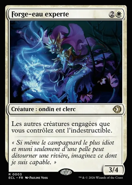 Forge-eau experte, carte Magic ECL 3 — extension Lorwyn Eclipsed