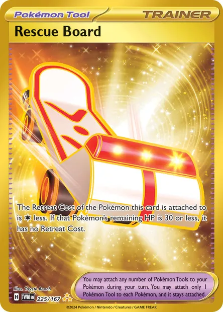 Rescue Board, Pokémon card TWM 225 — Twilight Masquerade set